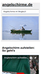 Mobile Screenshot of angelschirme.de