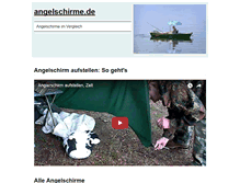 Tablet Screenshot of angelschirme.de